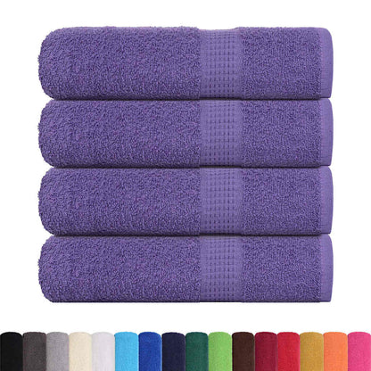 Bath Towels "FROGN" 4 pcs Purple 100x150 cm 360 gsm