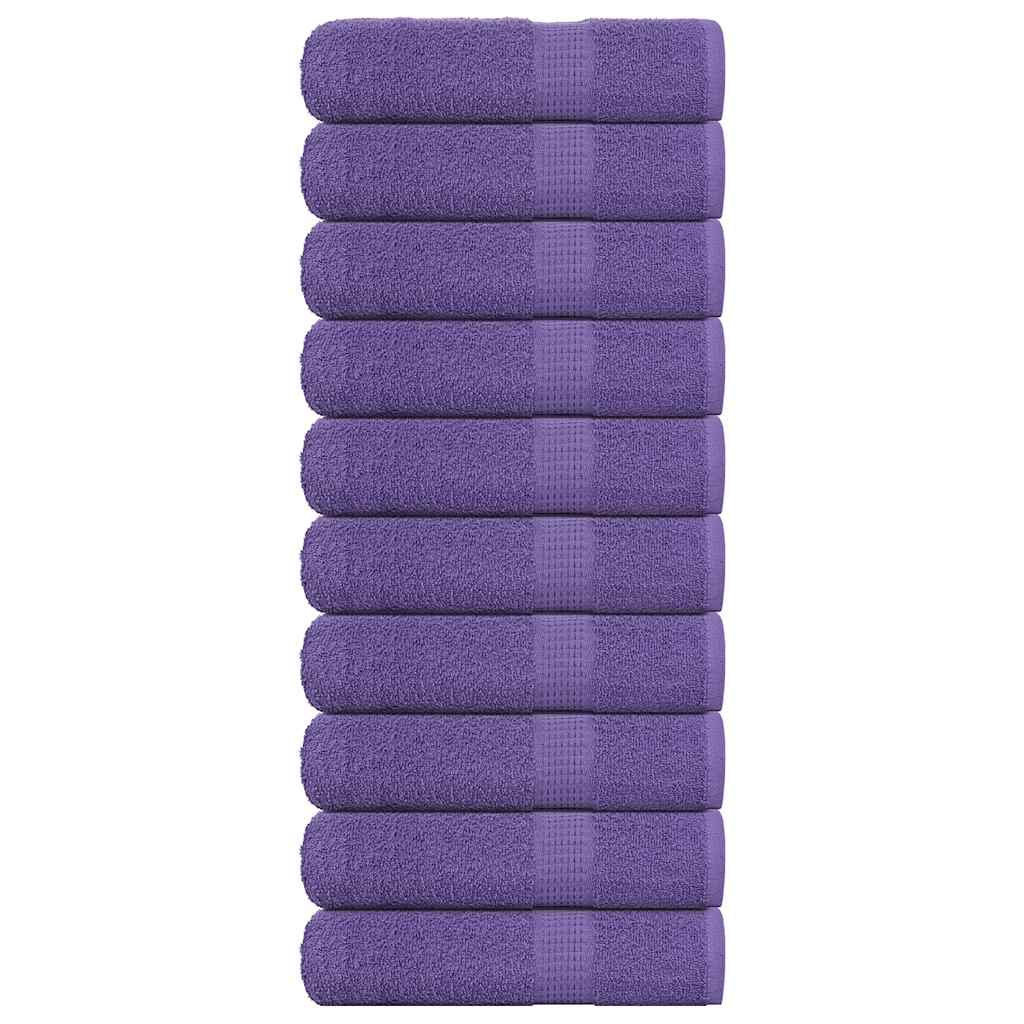 Bath Towels "FROGN" 10 pcs Purple 100x150 cm 360 gsm