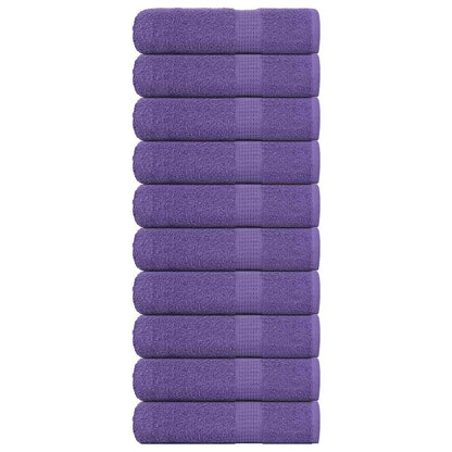 Bath Towels "FROGN" 10 pcs Purple 100x150 cm 360 gsm