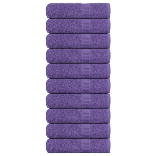 Bath Towels "FROGN" 10 pcs Purple 100x150 cm 360 gsm