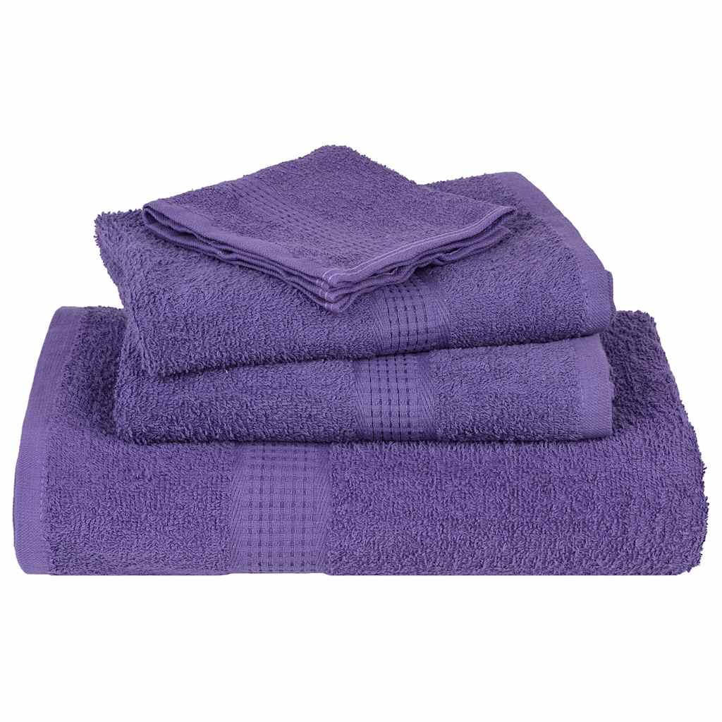 Bath Towels "FROGN" 10 pcs Purple 100x150 cm 360 gsm