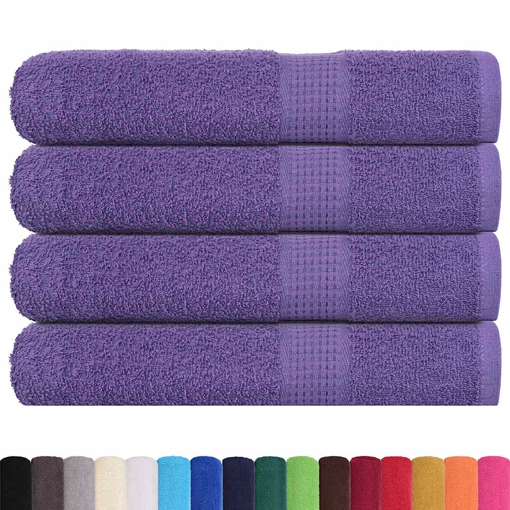 Sauna Towels "FROGN" 4 pcs Purple 80x200 cm 360 gsm