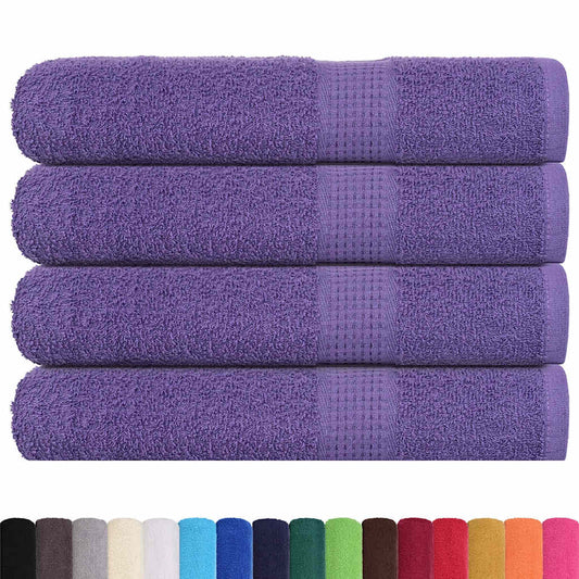 Sauna Towels "FROGN" 4 pcs Purple 80x200 cm 360 gsm