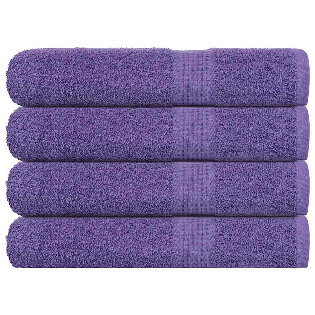 Towels "FROGN" 4 pcs Purple 100x200 cm 360 gsm