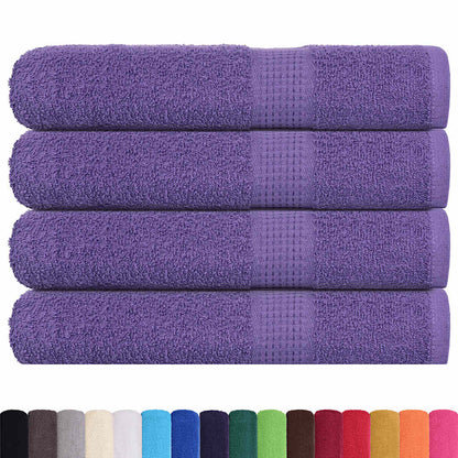 Towels "FROGN" 4 pcs Purple 100x200 cm 360 gsm