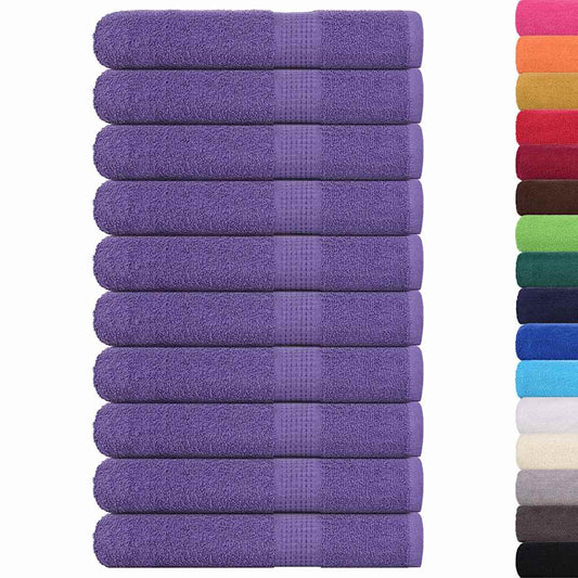 Towels "FROGN" 10 pcs Purple 100x200 cm 360 gsm