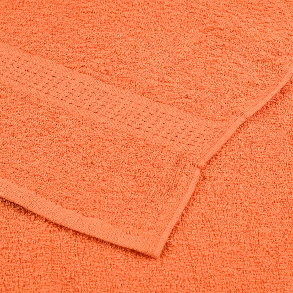 Bath Towels 10 pcs "FROGN" Orange 100x150 cm 100% Cotton