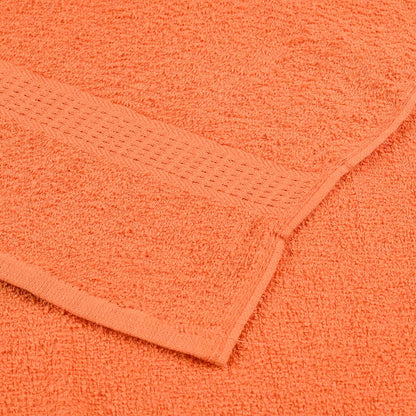 Bath Towels 10 pcs "FROGN" Orange 100x150 cm 100% Cotton