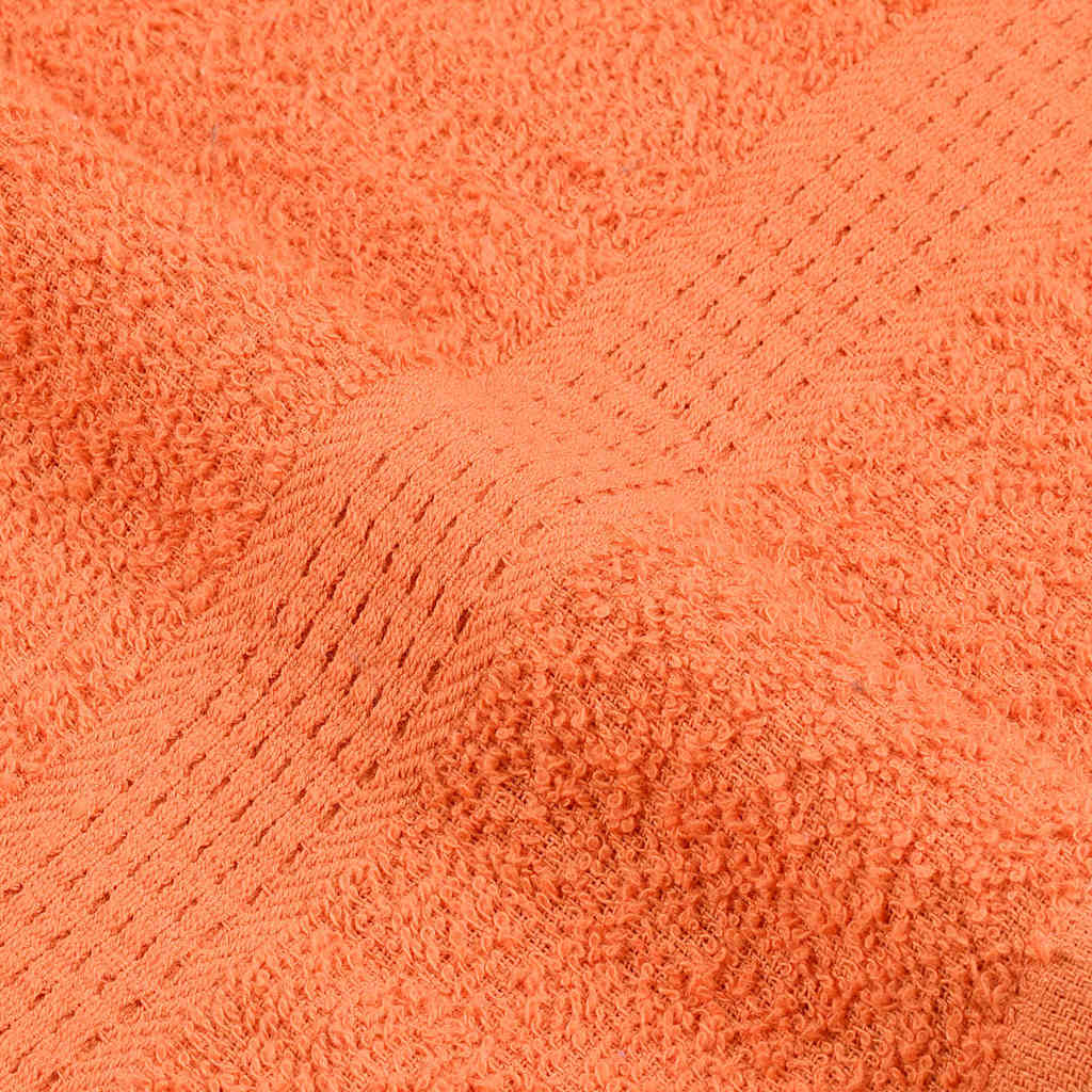 Bath Towels 10 pcs "FROGN" Orange 100x150 cm 100% Cotton