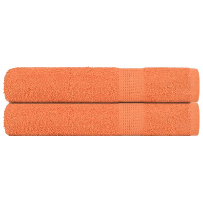 Sauna Towels 2 pcs "FROGN" Orange 80x200 cm 100% Cotton