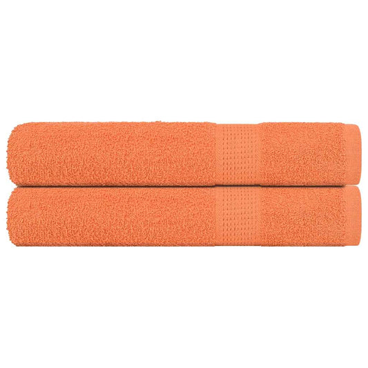 Sauna Towels "FROGN" 2 pcs Orange 80x200 cm 360 gsm