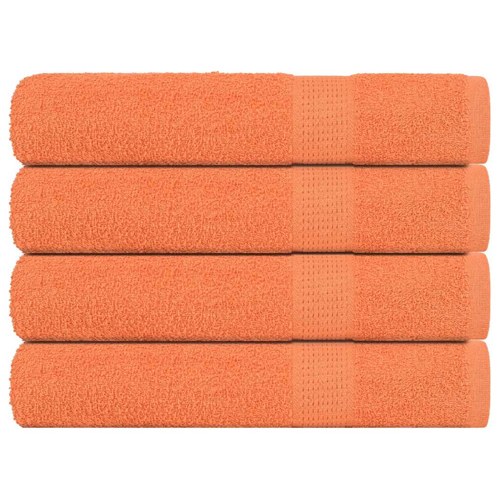 Sauna Towels "FROGN" 4 pcs Orange 80x200 cm 360 gsm