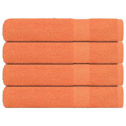 Sauna Towels "FROGN" 4 pcs Orange 80x200 cm 360 gsm
