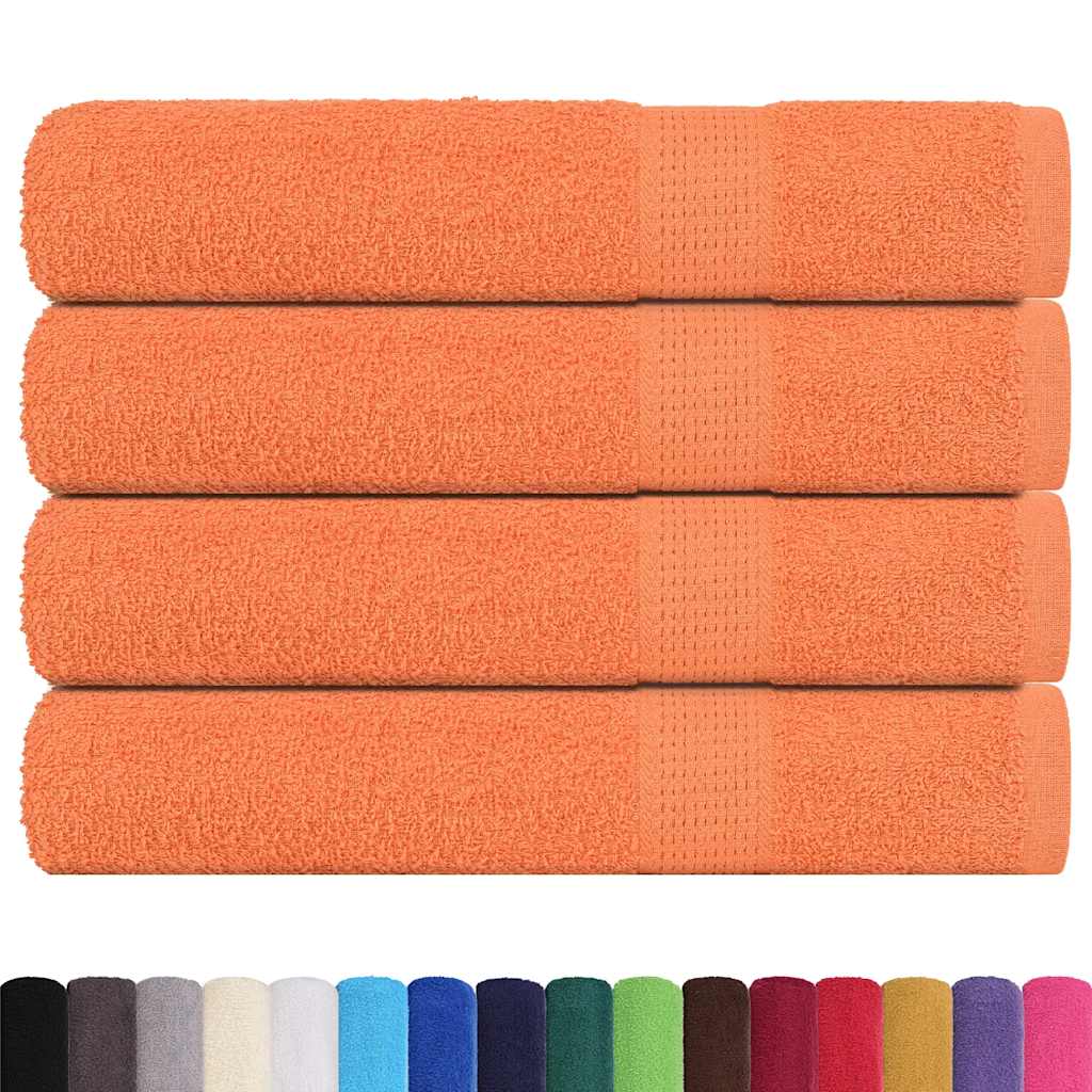 Sauna Towels "FROGN" 4 pcs Orange 80x200 cm 360 gsm
