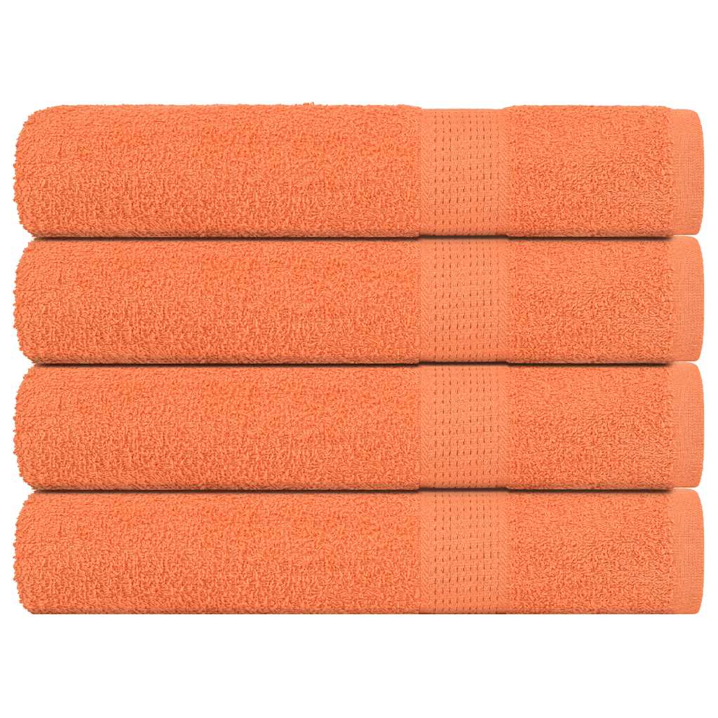 Towels "FROGN" 4 pcs Orange 100x200 cm 360 gsm