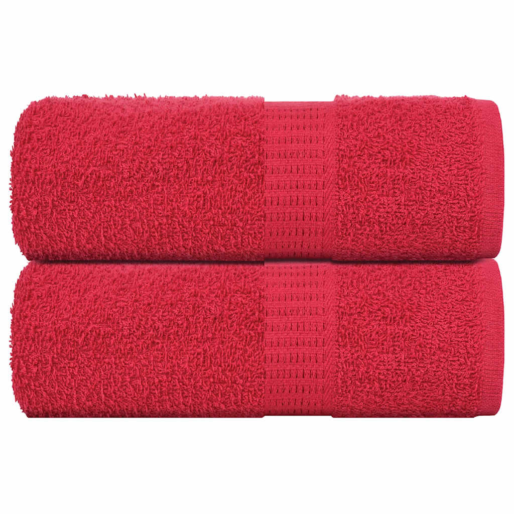 Guest Towels "FROGN" 2 pcs Red 30x50 cm 360 gsm