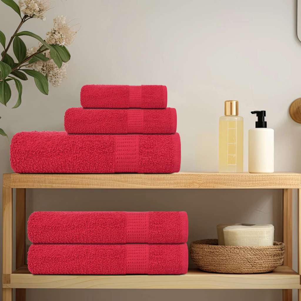 Guest Towels "FROGN" 10 pcs Red 30x50 cm 360 gsm