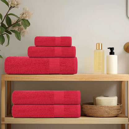 Guest Towels "FROGN" 10 pcs Red 30x50 cm 360 gsm