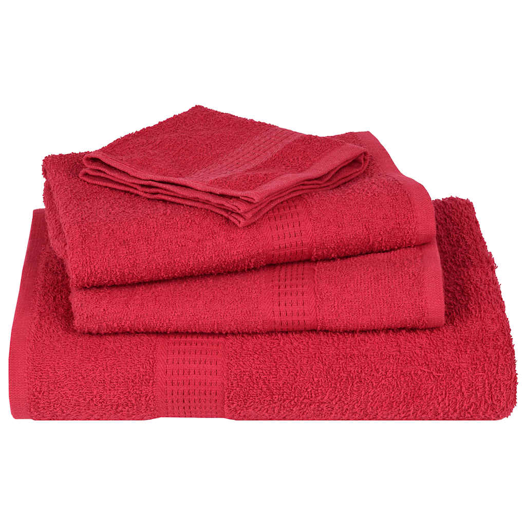 Guest Towels "FROGN" 10 pcs Red 30x50 cm 360 gsm