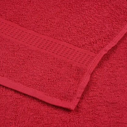 Guest Towels "FROGN" 10 pcs Red 30x50 cm 360 gsm
