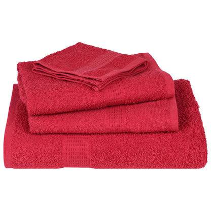 Hand Towels "FROGN" 2 pcs Red 50x100 cm 360 gsm