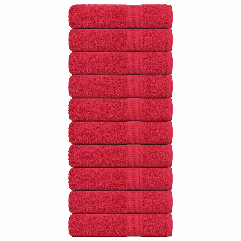 Shower Towels "FROGN" 10 pcs Red 70x140 cm 360 gsm