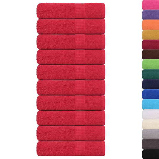 Shower Towels "FROGN" 10 pcs Red 70x140 cm 360 gsm