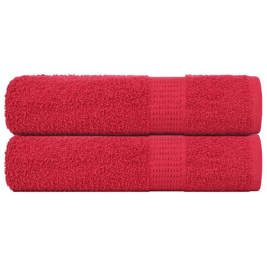 Bath Towels "FROGN" 2 pcs Red 100x150 cm 360 gsm