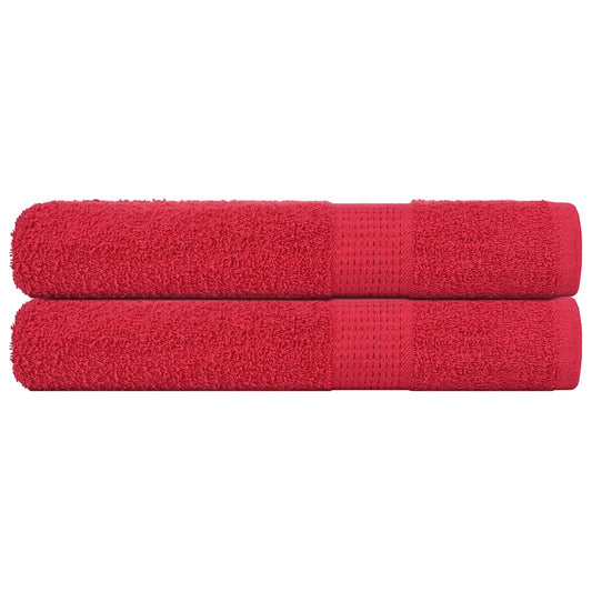 Sauna Towels "FROGN" 2 pcs Red 80x200 cm 360 gsm