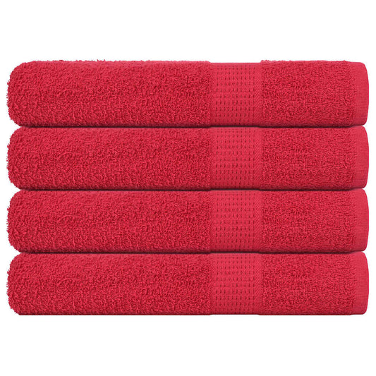 Sauna Towels "FROGN" 4 pcs Red 80x200 cm 360 gsm