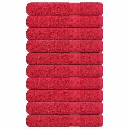 Sauna Towels "FROGN" 10 pcs Red 80x200 cm 360 gsm