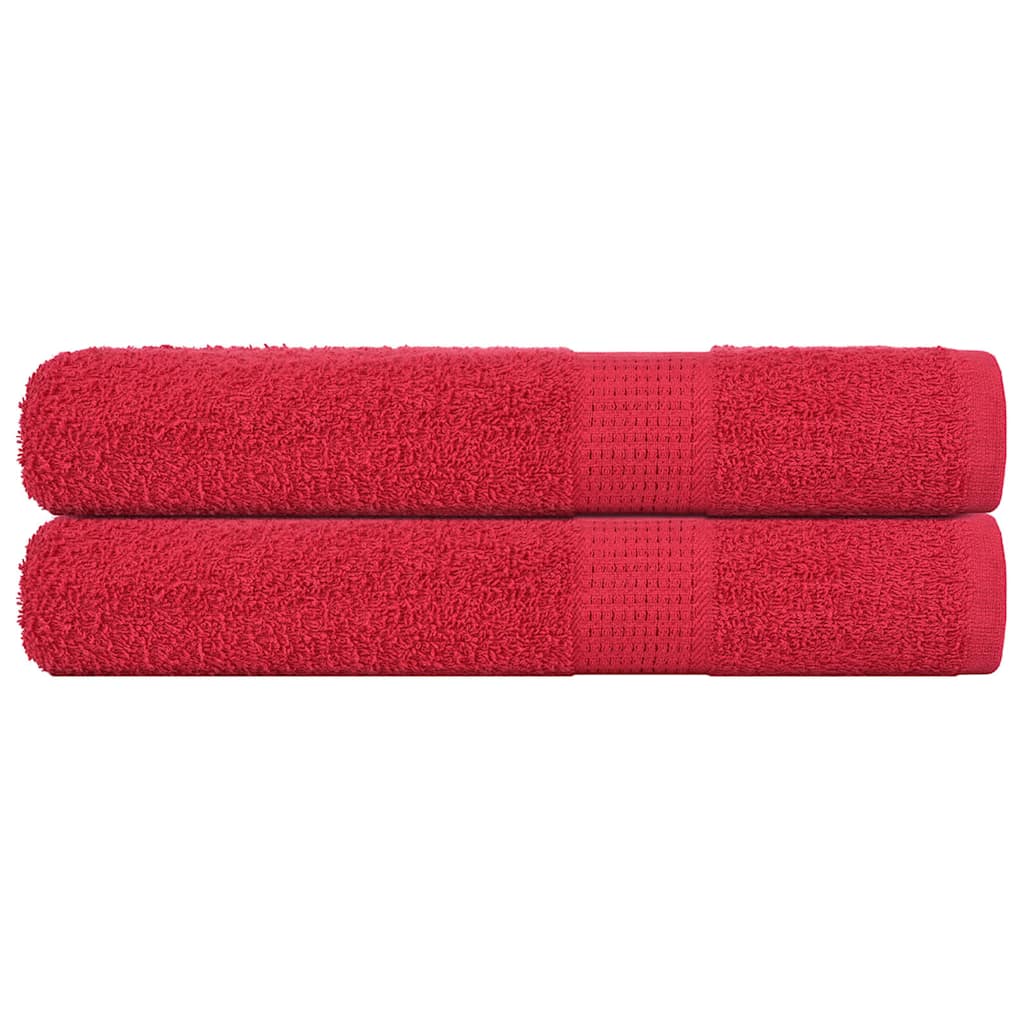 Towels "FROGN" 2 pcs Red 100x200 cm 360 gsm