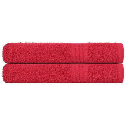 Towels "FROGN" 2 pcs Red 100x200 cm 360 gsm