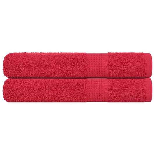 Towels "FROGN" 2 pcs Red 100x200 cm 360 gsm