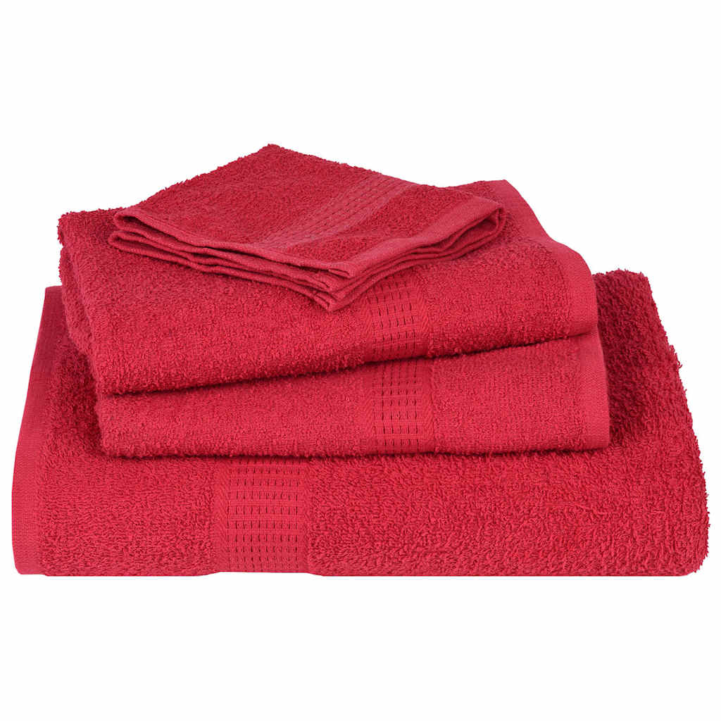 Towels "FROGN" 2 pcs Red 100x200 cm 360 gsm