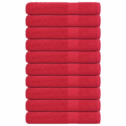 Towels "FROGN" 10 pcs Red 100x200 cm 360 gsm