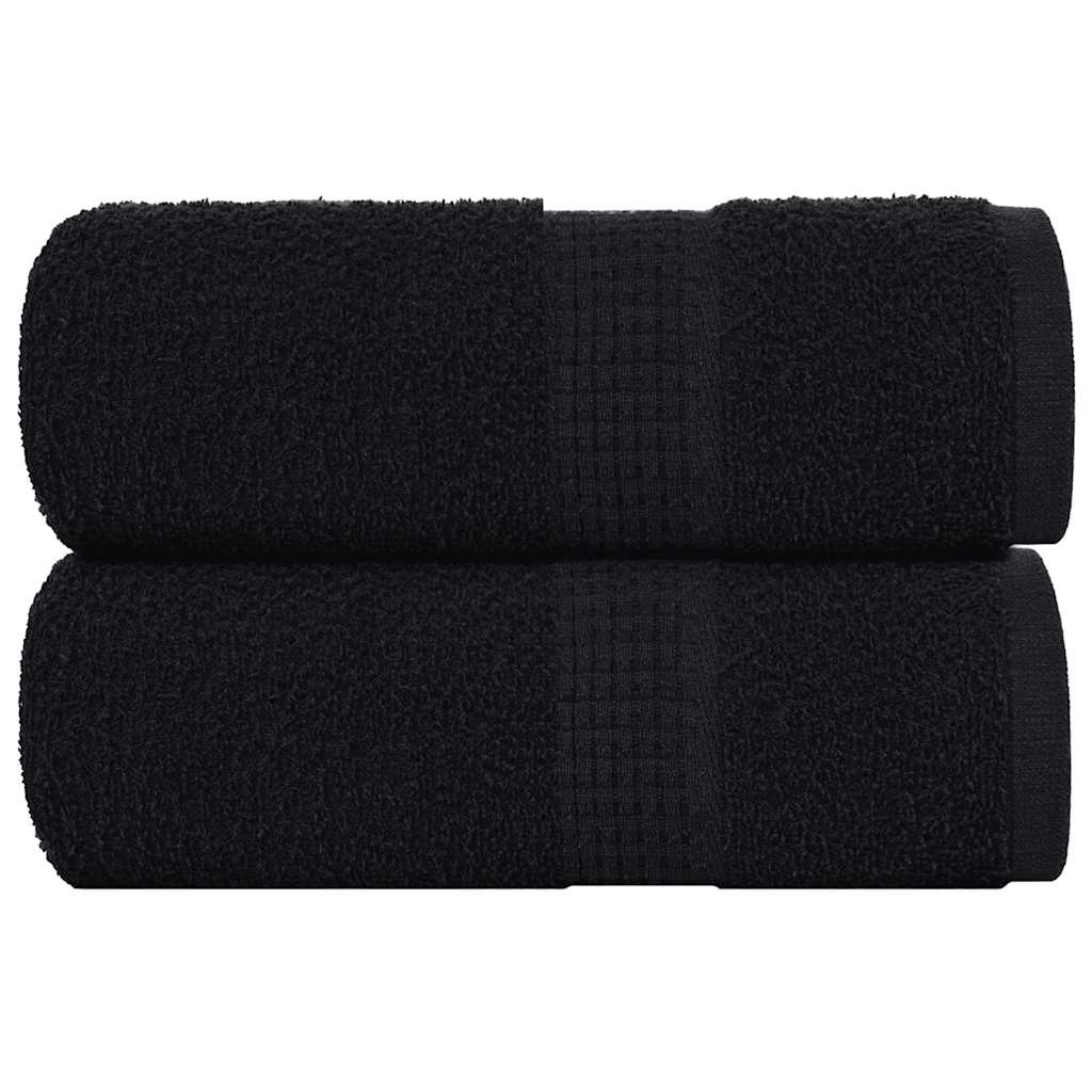 Wash Towels "FROGN" 2 pcs Black 30x30 cm 360 gsm