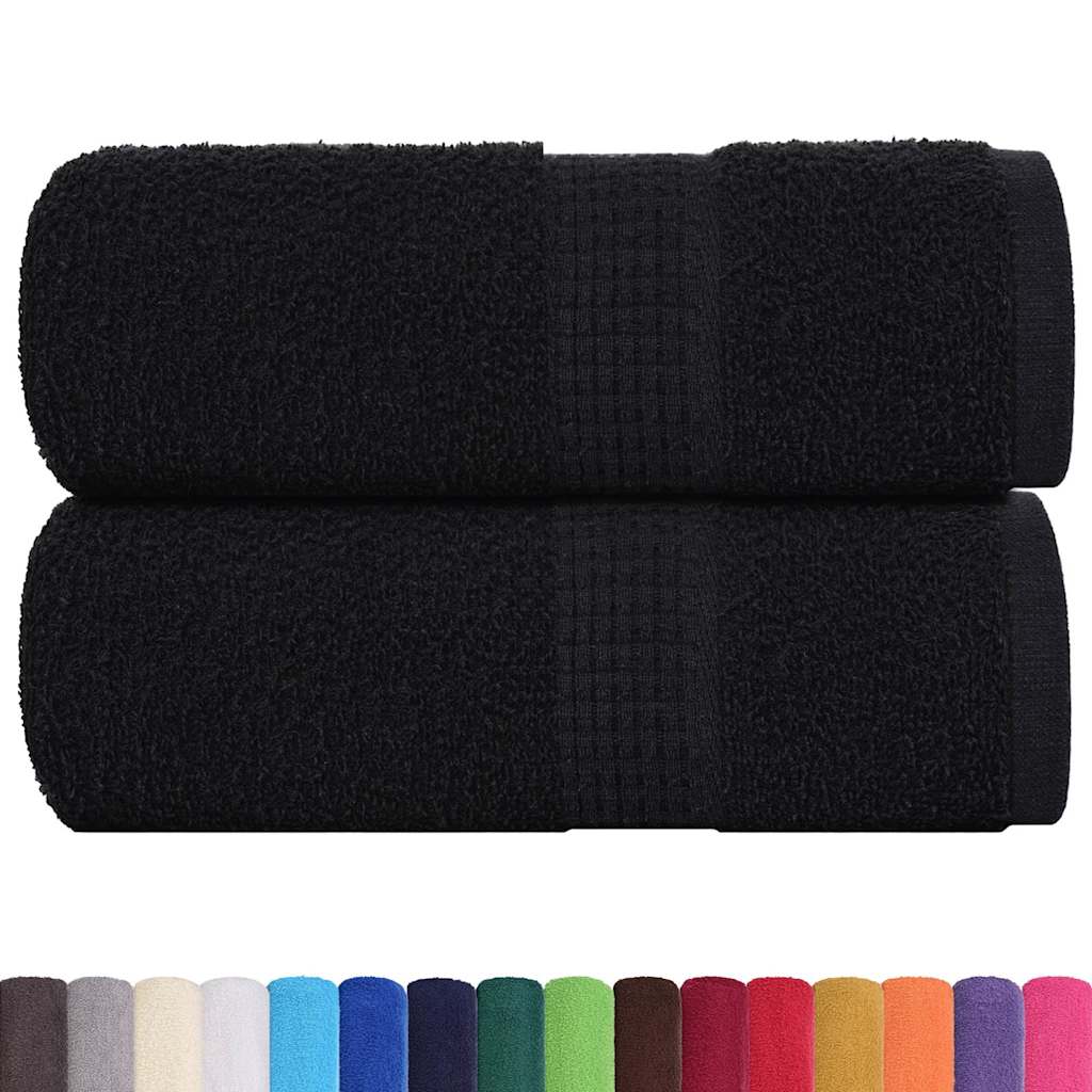 Wash Towels "FROGN" 2 pcs Black 30x30 cm 360 gsm