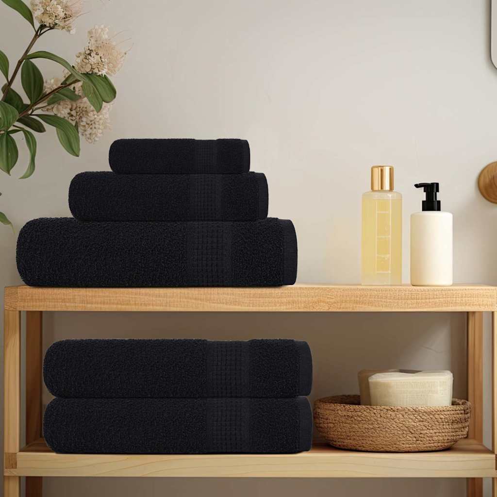 Wash Towels "FROGN" 2 pcs Black 30x30 cm 360 gsm