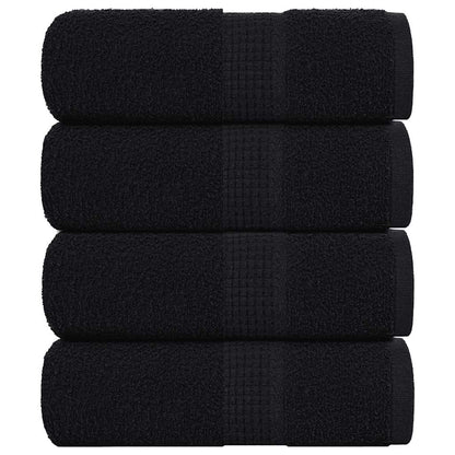 Wash Towels "FROGN" 4 pcs Black 30x30 cm 360 gsm