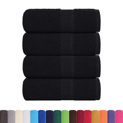 Wash Towels "FROGN" 4 pcs Black 30x30 cm 360 gsm