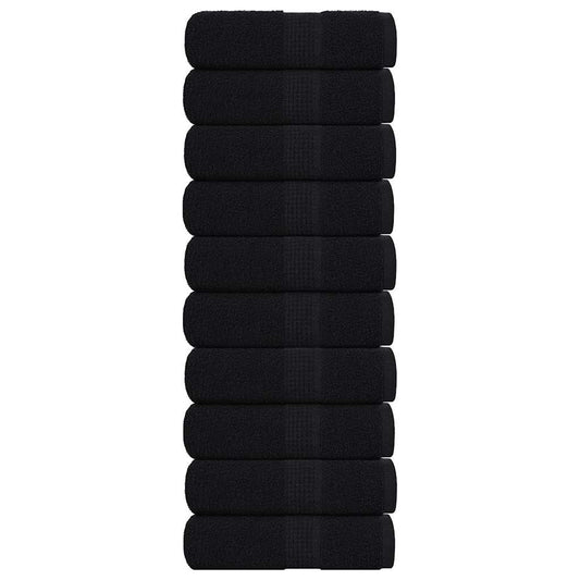 Wash Towels "FROGN" 10 pcs Black 30x30 cm 360 gsm