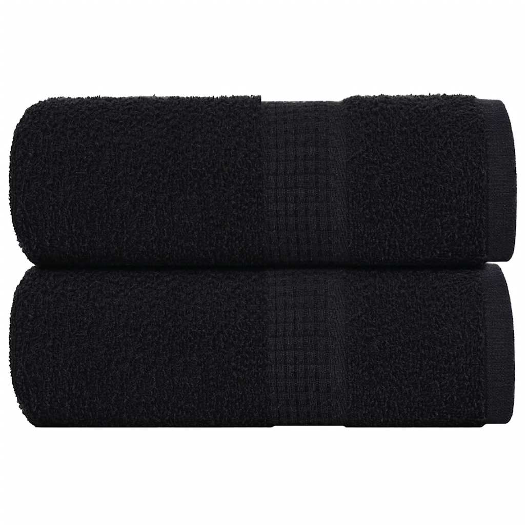 Guest Towels "FROGN" 2 pcs Black 30x50 cm 360 gsm