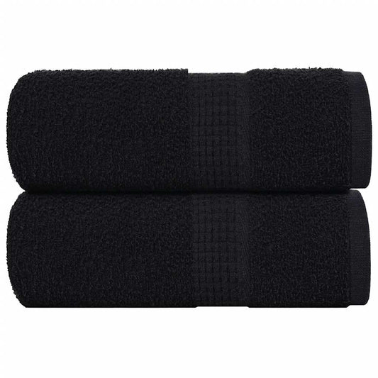 Guest Towels "FROGN" 2 pcs Black 30x50 cm 360 gsm