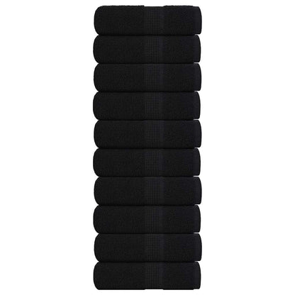 Guest Towels "FROGN" 10 pcs Black 30x50 cm 360 gsm