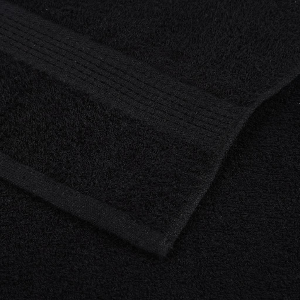 Guest Towels "FROGN" 10 pcs Black 30x50 cm 360 gsm