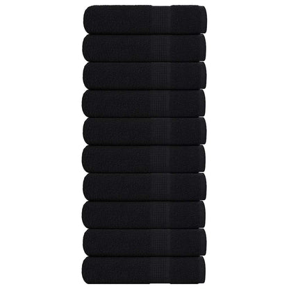 Shower Towels "FROGN" 10 pcs Black 70x140 cm 360 gsm