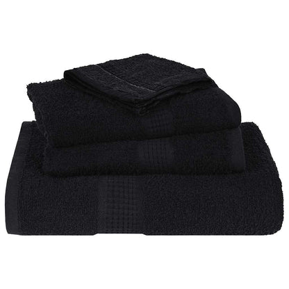Bath Towels "FROGN" 2 pcs Black 100x150 cm 360 gsm