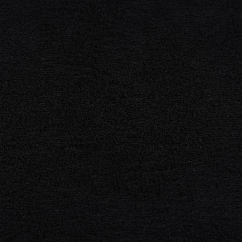 Bath Towels "FROGN" 2 pcs Black 100x150 cm 360 gsm