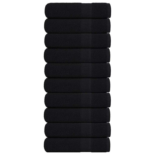Bath Towels "FROGN" 10 pcs Black 100x150 cm 360 gsm